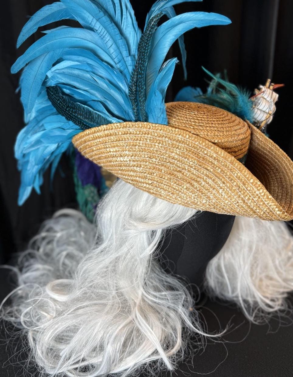 One Piece (at a Time) Pirate Hat – Kraken Ship Hat, Storytelling Costume Hat, LARP Headpiece, Renaissance Faire Pirate, Theatrical Headwear
