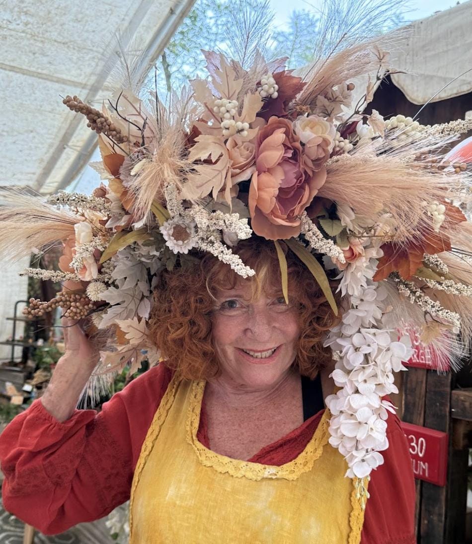Ember Harvest Halo Crown, Fall Floral Halo, Seraphim Halo Crown, Autumn Crown, Fairy Crown, Ren Faire Costume, Photoshoot Prop