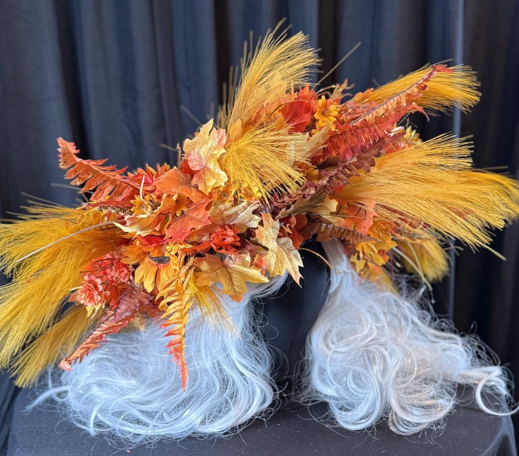 Infernal Harvest Seraphim Halo, Floral Halo Crown, Angel Halo Headpiece, Fairy Crown, Elven Tiara, Ren Faire Costume, Photoshoot Prop