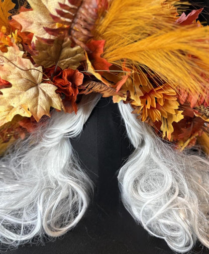 Infernal Harvest Seraphim Halo, Floral Halo Crown, Angel Halo Headpiece, Fairy Crown, Elven Tiara, Ren Faire Costume, Photoshoot Prop