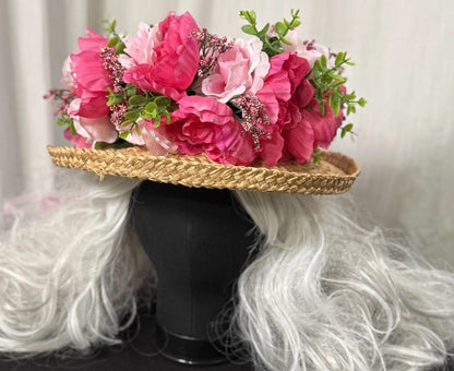 All Flushed Floral Garland  | Tiara, Flower Crown, Elven Headpiece, Fairy-core, Ren Faire, Special Occasion Photoshoot