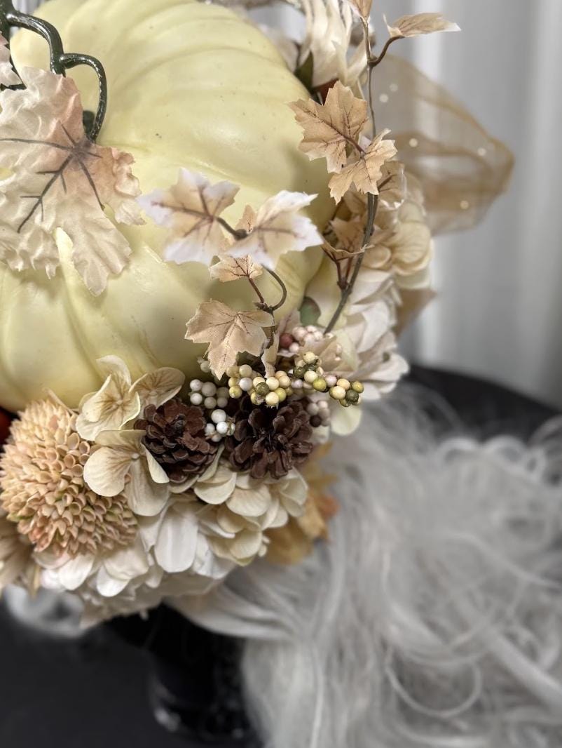 Harvest Moon Queen Fascinator, Pumpkin Crown, Autumn Headdress, Fall Festival Crown, Woodland Queen Headpiece, Ren Faire, Fantasy Photoshoot