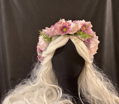 Prince's Dream Floral Garland | Flower Tiara, Flower Crown, Elven Princess Headpiece, Fairy-core, Ren Faire, Special Occasion Photoshoot