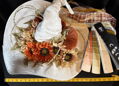 Wiccan White Witch Hat – White Velvet Witch Hat, Autumn Harvest Hat, Light Witch Aesthetic, Halloween Costume, Ren Faire, Cosplay Headpiece