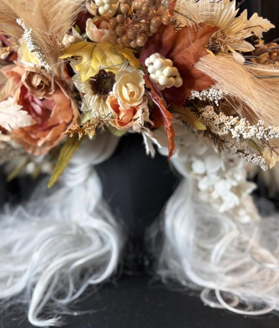Ember Harvest Halo Crown, Fall Floral Halo, Seraphim Halo Crown, Autumn Crown, Fairy Crown, Ren Faire Costume, Photoshoot Prop