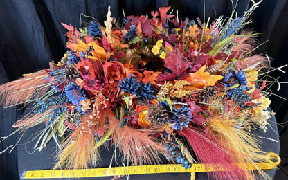 Autumn's Reign Halo Crown, Fall Floral Halo, Seraphim Halo Crown, Harvest Crown, Fairy Crown, Ren Faire Costume, Photoshoot Prop