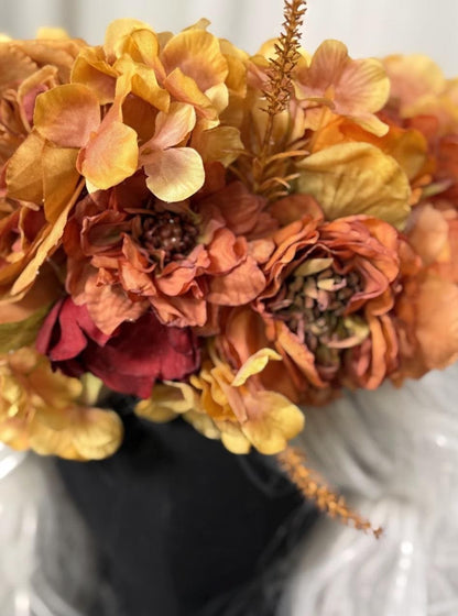Autumn Ember Floral Garland | Flower Tiara, Flower Crown, Elven Princess Headpiece, Fairy-core, Ren Faire, Special Occasion Photoshoot