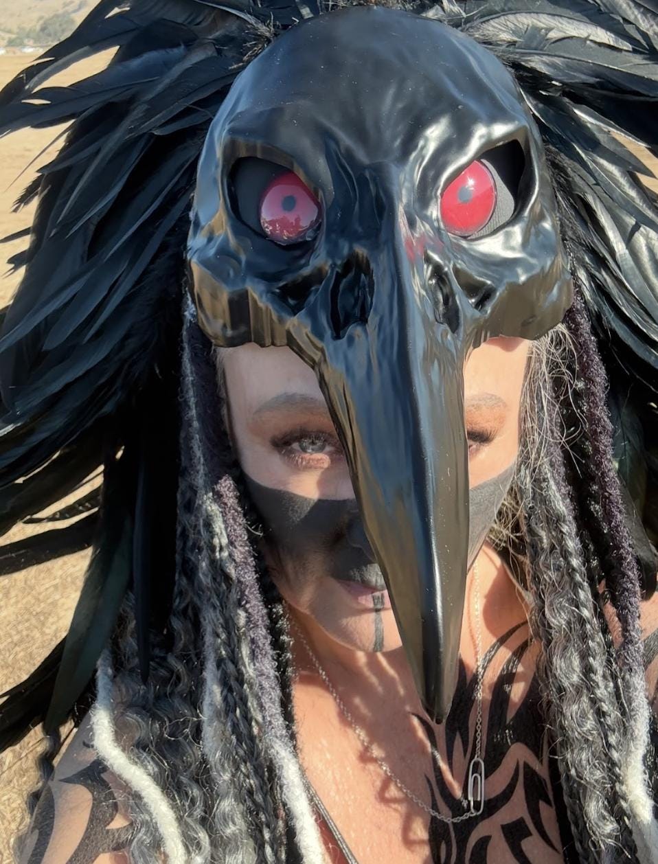 Raven Warrior Fascinator, Raven Skull Crown, Feather Headdress, LARP Headpiece, Dark Fantasy Crown, Cosplay Headpiece, Ren Faire Costume