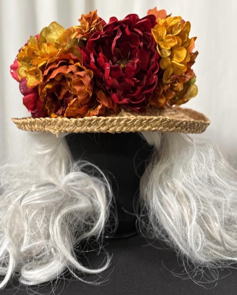 Harvest Ember Floral Garland | Tiara, Flower Crown, Elven Headpiece, Fairy-core, Ren Faire, Special Occasion Photoshoot