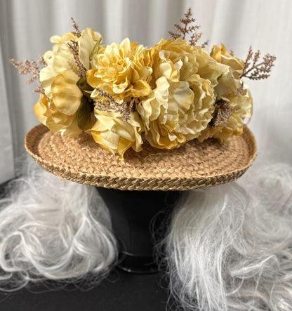Golden Hour Floral Garland | Tiara, Flower Crown, Elven Headpiece, Fairy-core, Ren Faire, Special Occasion Photoshoot