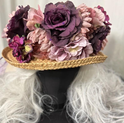 Amethyst Bloom Floral Garland | Tiara, Flower Crown, Elven Headpiece, Fairy-core, Ren Faire, Special Occasion Photoshoot