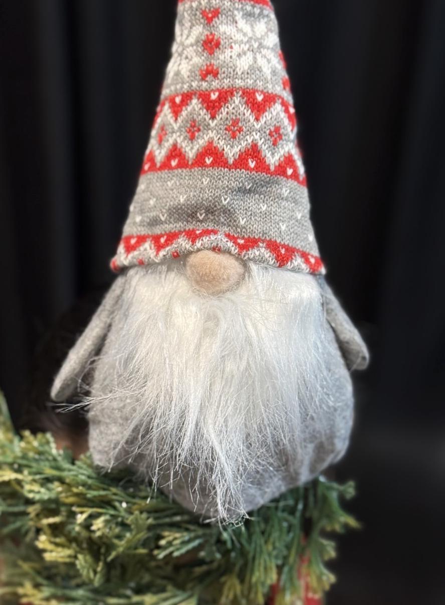Gnome for the Holidays Mask – Christmas Gnome Mask Woodland Evergreen Masquerade – Whimsical Holiday Costume Mask