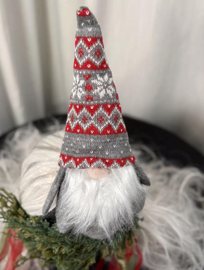 Gnome for the Holidays Mask – Christmas Gnome Mask Woodland Evergreen Masquerade – Whimsical Holiday Costume Mask
