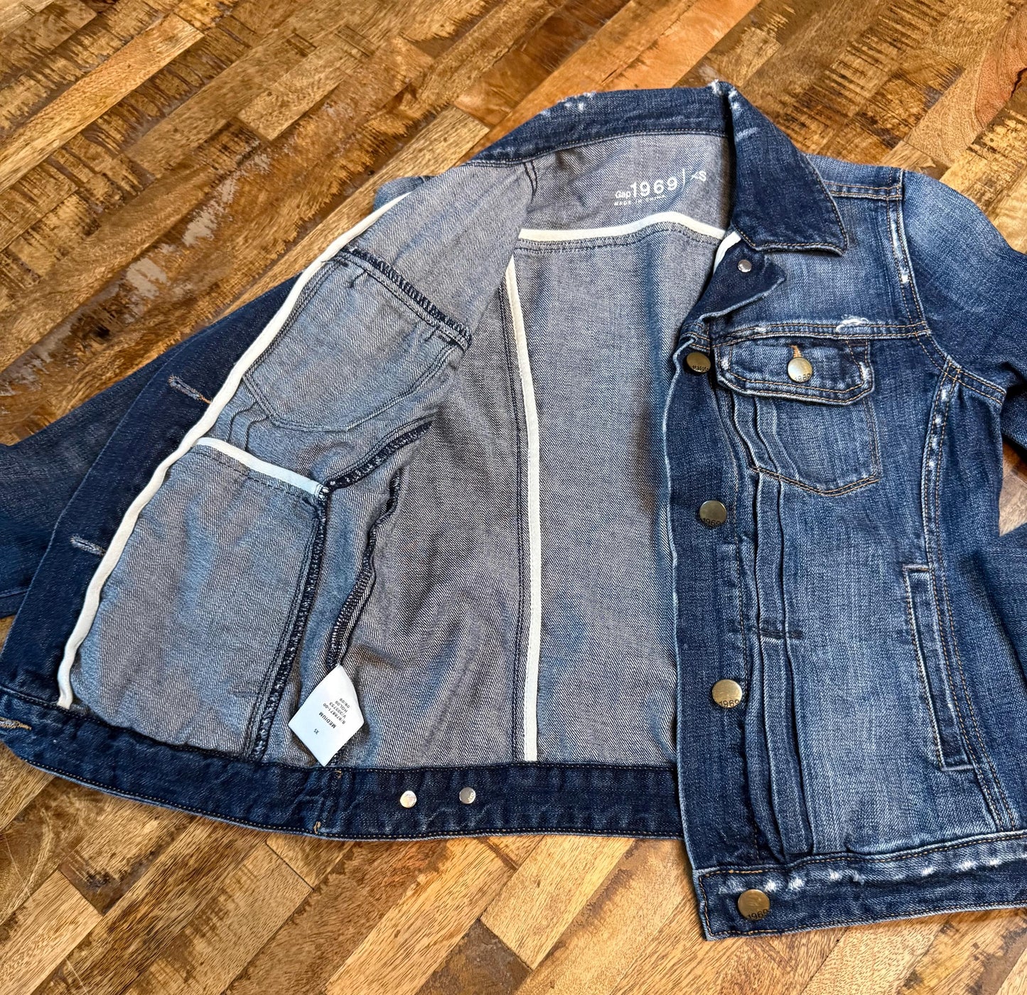 Vintage Denim Jacket - XS (GAP) - Forever in Blue Jeans - Second Life Denim