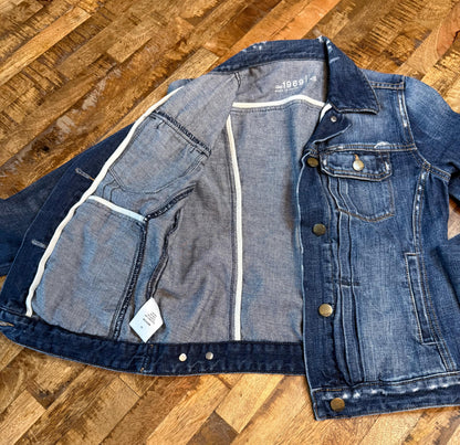 Vintage Denim Jacket - XS (GAP) - Forever in Blue Jeans - Second Life Denim