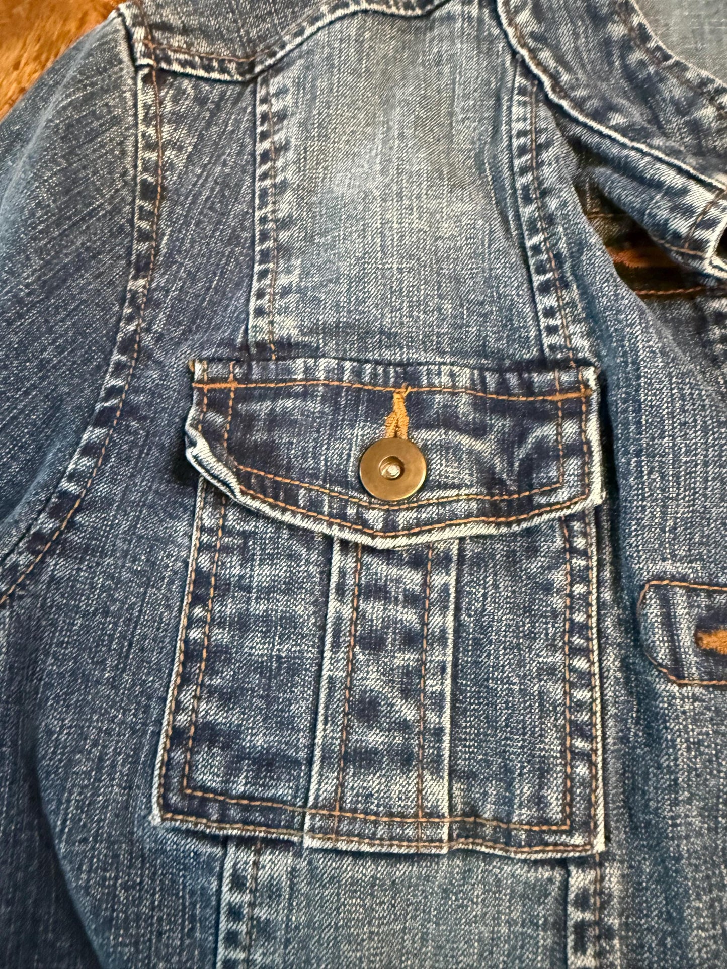 Vintage Denim Jacket L – Belted Women's Jean Jacket Medium Wash – Forever in Blue Jeans Inspo Closet