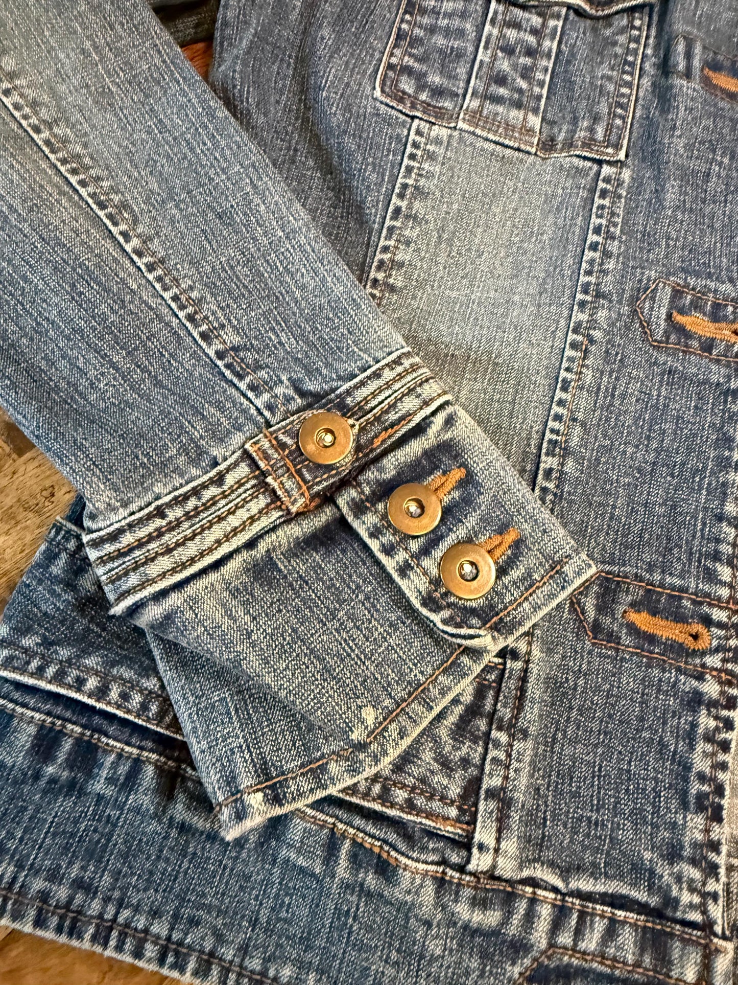 Vintage Denim Jacket L – Belted Women's Jean Jacket Medium Wash – Forever in Blue Jeans Inspo Closet