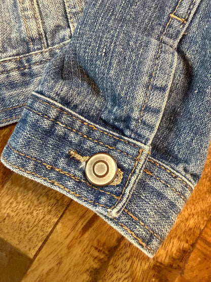 Vintage Denim Jacket S 2B BEBE – Light Wash Women's Jean Jacket – Forever in Blue Jeans Inspo Closet