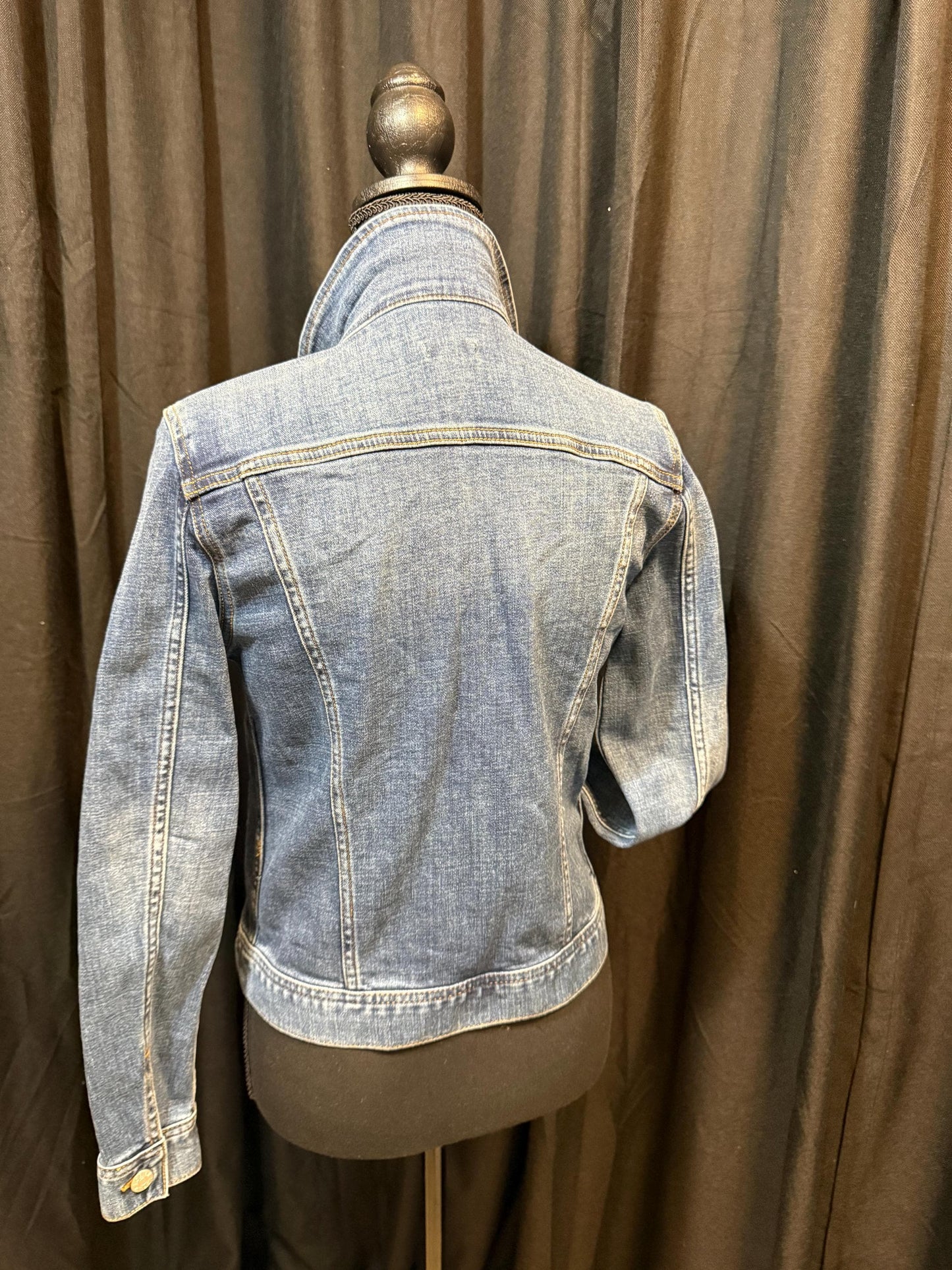 Vintage Denim Jacket XS JCREW – Dark Wash Women's Jean Jacket – Forever in Blue Jeans Inspo Closet