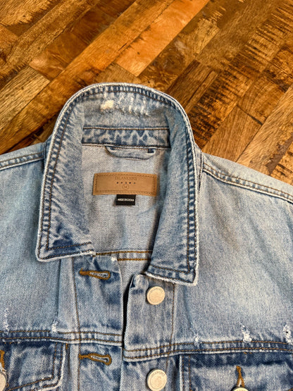 Vintage Denim Jacket M BLANK NYC – Light Wash Women's Jean Jacket – Forever in Blue Jeans Inspo Closet