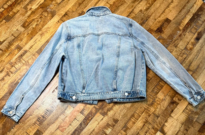 Vintage Denim Jacket M BLANK NYC – Light Wash Women's Jean Jacket – Forever in Blue Jeans Inspo Closet