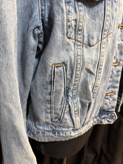 Vintage Denim Jacket M BLANK NYC – Light Wash Women's Jean Jacket – Forever in Blue Jeans Inspo Closet