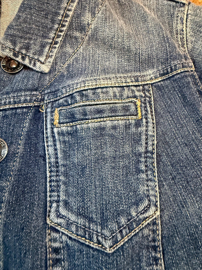 Vintage Denim Jacket 14 LANE BRYANT – Medium Wash Women's Jean Jacket – Forever in Blue Jeans Inspo Closet
