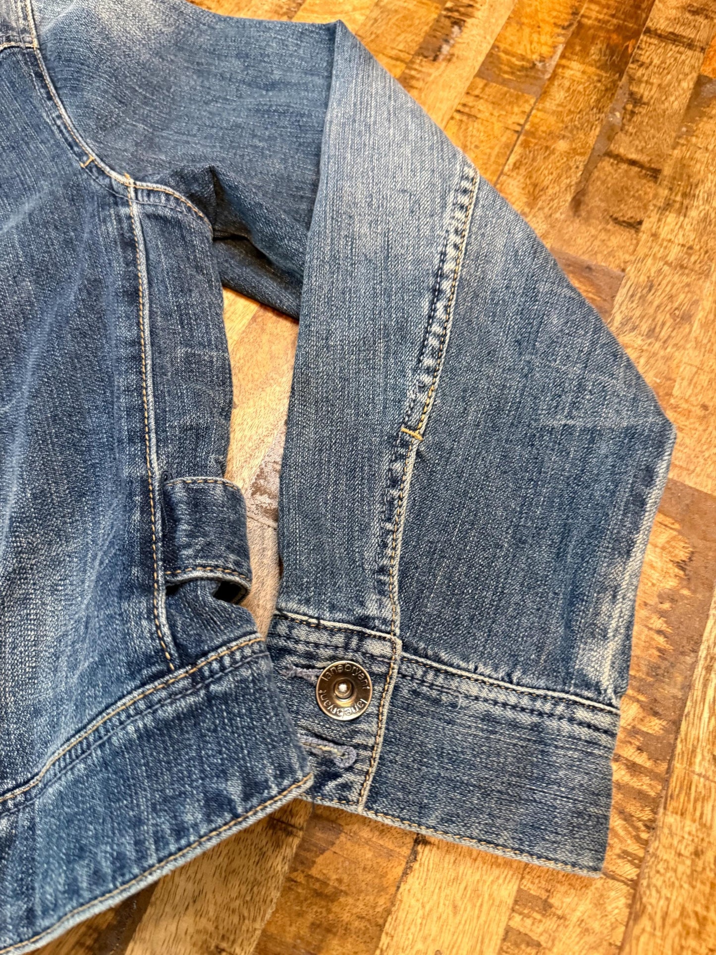 Vintage Denim Jacket 14 LANE BRYANT – Medium Wash Women's Jean Jacket – Forever in Blue Jeans Inspo Closet