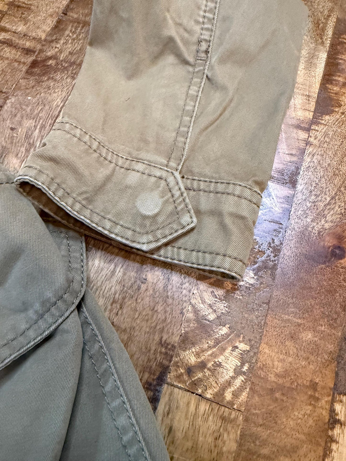 Vintage Olive Military Utility Jacket M BANANA REPUBLIC – Drawstring Waist Field Jacket – Fortunate Son Inspo Closet