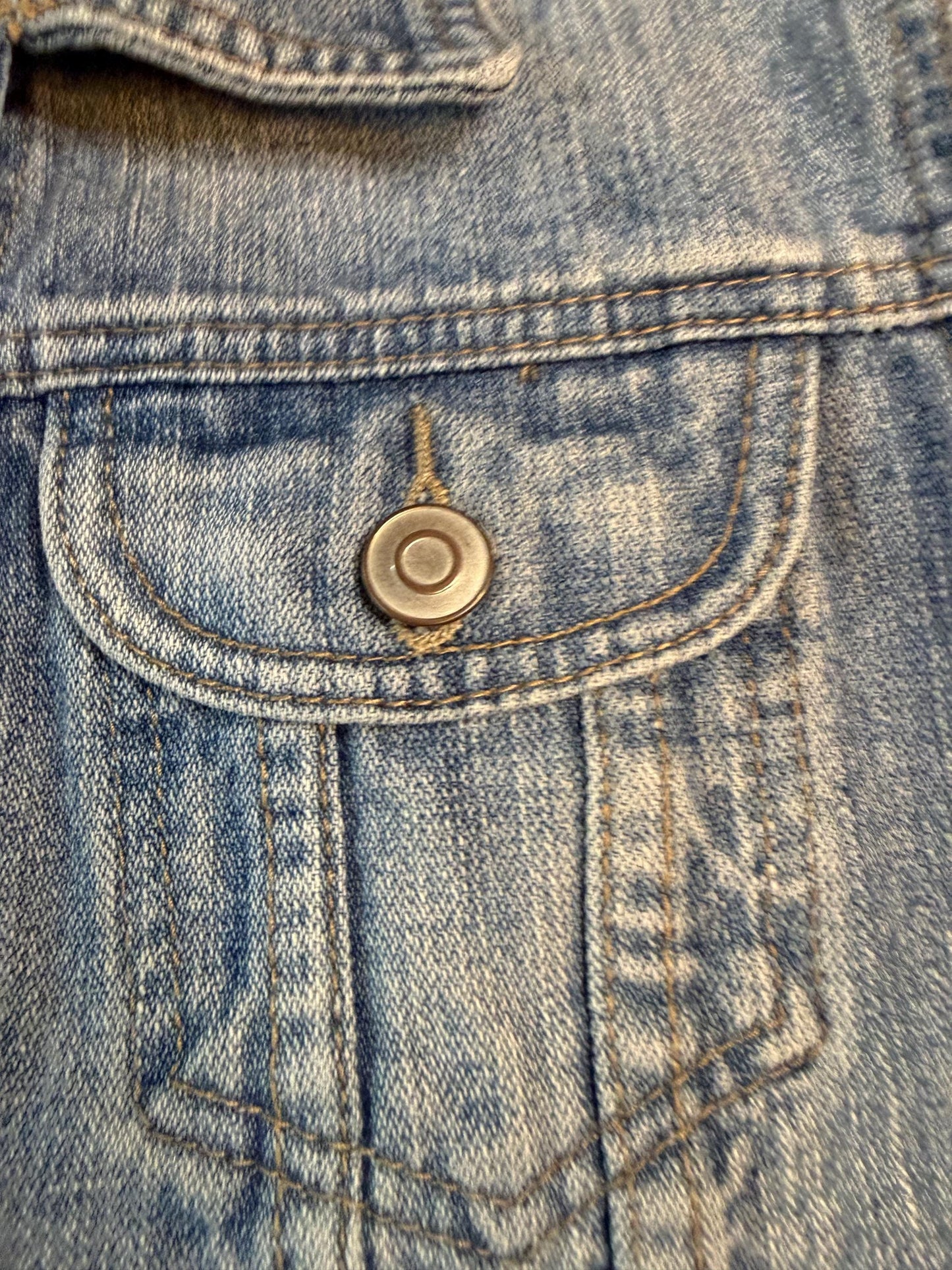 Vintage Denim Jacket S 2B BEBE – Light Wash Women's Jean Jacket – Forever in Blue Jeans Inspo Closet