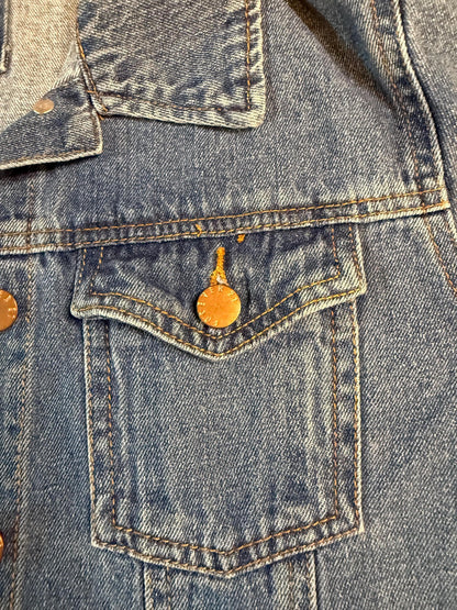 Vintage Denim Jacket S FOREVER21 – Medium Light Wash Women's Jean Jacket – Forever in Blue Jeans Inspo Closet