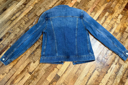 Vintage Denim Jacket XS JCREW – Dark Wash Women's Jean Jacket – Forever in Blue Jeans Inspo Closet
