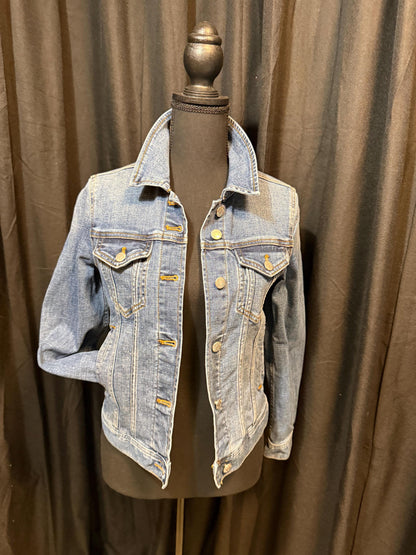 Vintage Denim Jacket XS JCREW – Dark Wash Women's Jean Jacket – Forever in Blue Jeans Inspo Closet