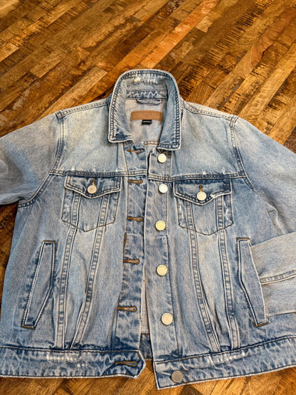 Vintage Denim Jacket M BLANK NYC – Light Wash Women's Jean Jacket – Forever in Blue Jeans Inspo Closet