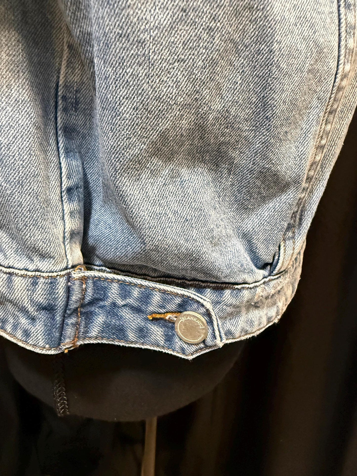 Vintage Denim Jacket M BLANK NYC – Light Wash Women's Jean Jacket – Forever in Blue Jeans Inspo Closet