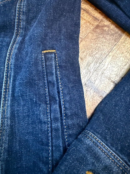 Vintage Denim Jacket M CABI – Dark Wash Women's Jean Jacket – Forever in Blue Jeans Inspo Closet