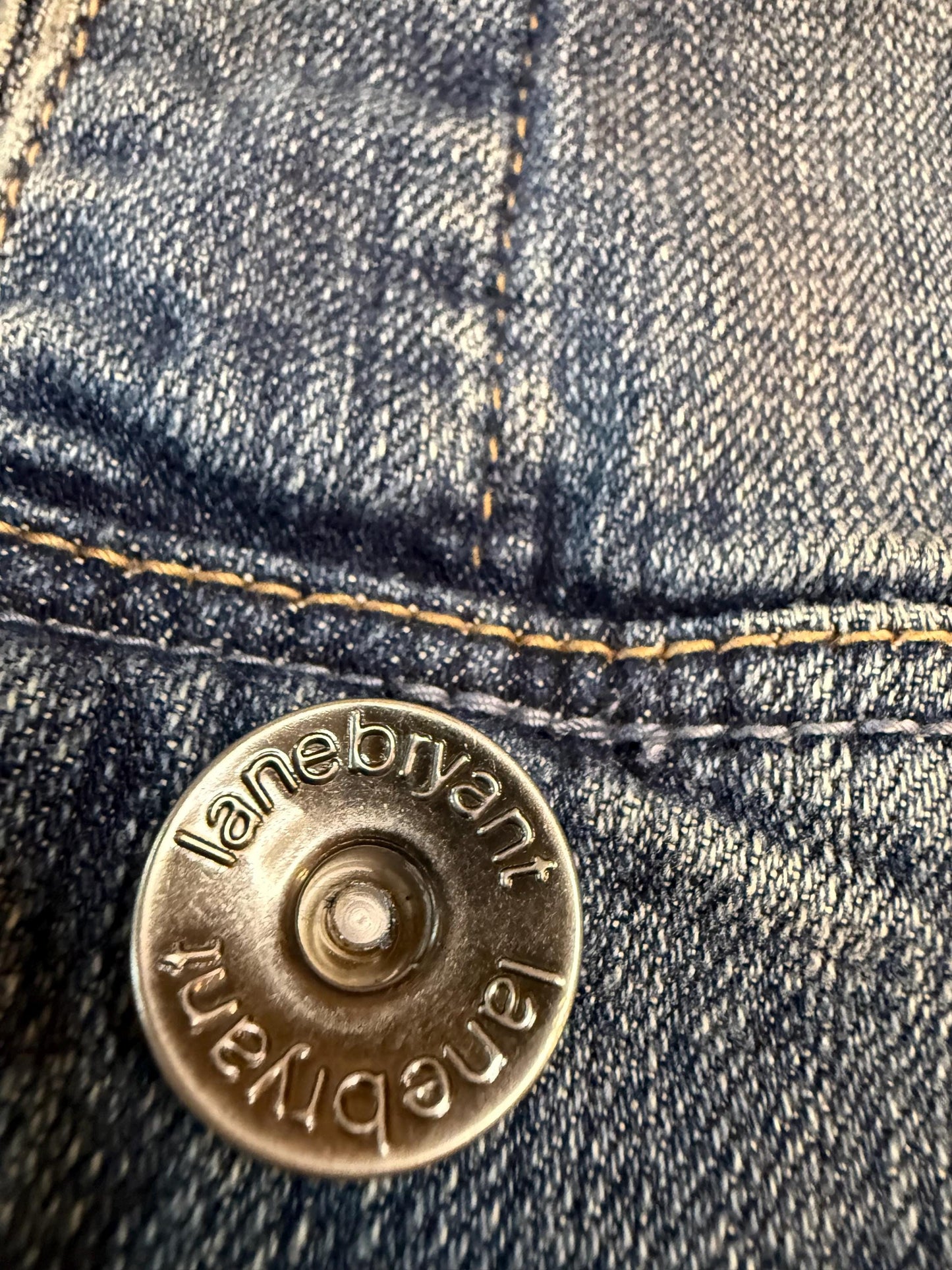 Vintage Denim Jacket 14 LANE BRYANT – Medium Wash Women's Jean Jacket – Forever in Blue Jeans Inspo Closet