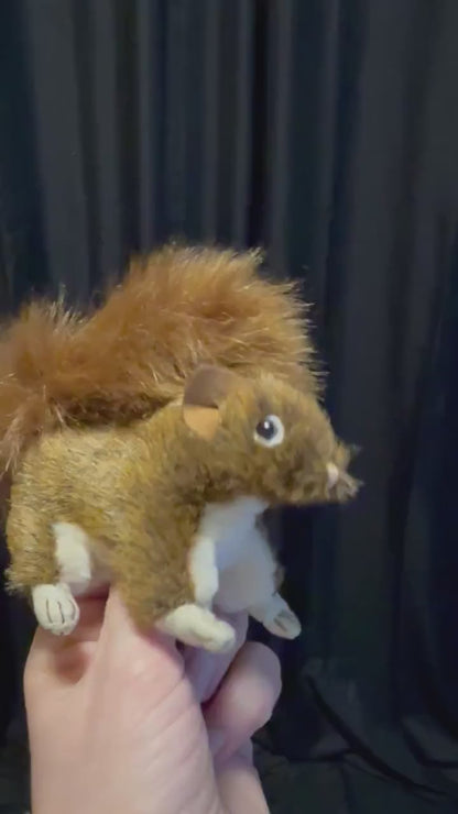Nimble the Squirrel Critter Companion | Plush Pal, Helper Hand Puppet, A One-of-a-Kind, Your Character Story, Fantasy, LARP, Ren Faire